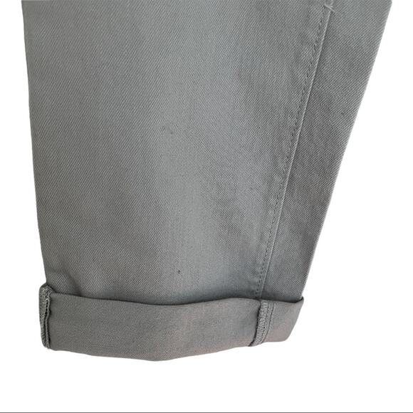 Loft Outlet Modern Cuffed Crop Jean Gray Size 2 - Picture 4 of 8